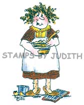 I-01 Sm. Cooking Lady
